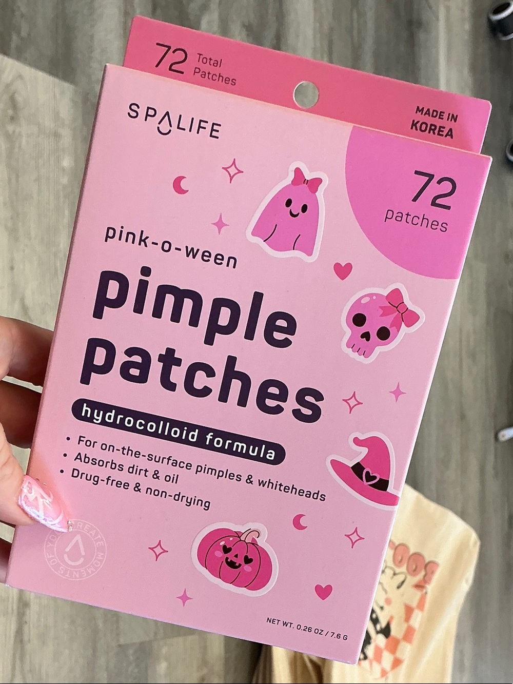 SPALIFE Pink Hydrocolloid Pimple Patch Pack